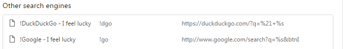 chrome add search engines